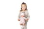 Antonio Juan Muñeca Baby Toneta Palabritas - Poupée bébé parlante avec porte-bébé, 34 cm - Son, lumière, 10 langues (dont Français) - Fonctionne avec piles