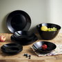 Luminarc Saladier Zelie Noir Verre 24 cm