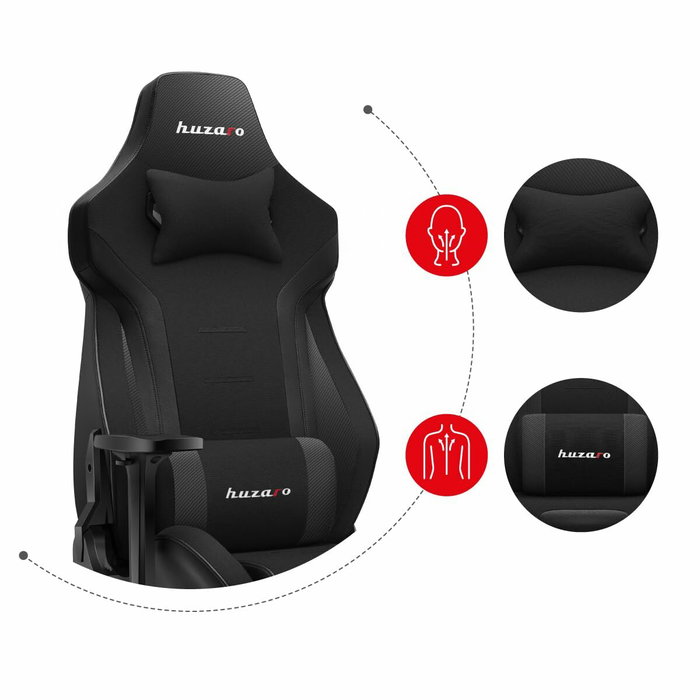 Chaise de jeu Huzaro HZ-Force 7.6 Black Noir
