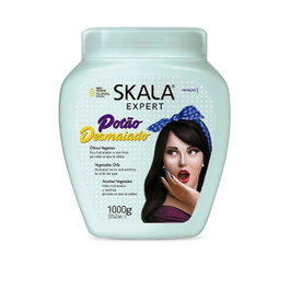 Skala Creme Conditionnante Traitement Vegan Potao Desmaiado 1000ml - Élimine les Frisottis, Hydratation Profonde