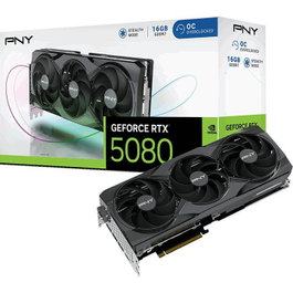 PNY GeForce RTX 5080 OC 16GB GDDR7 Carte Graphique 3xDisplayPort
