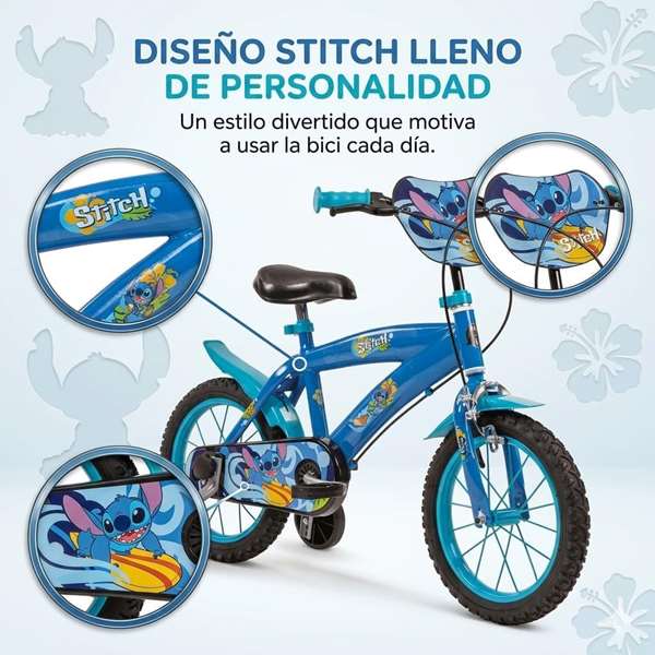 Toimsa Vélo Stitch 12 pouces Bleu