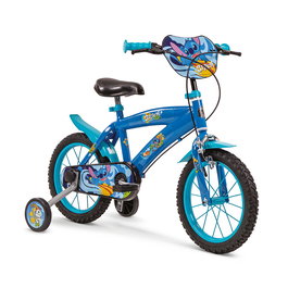 Toimsa Bicicleta Stitch 12" Vélo Enfant Inspiré Disney - Âge Recommandé +3 Ans
