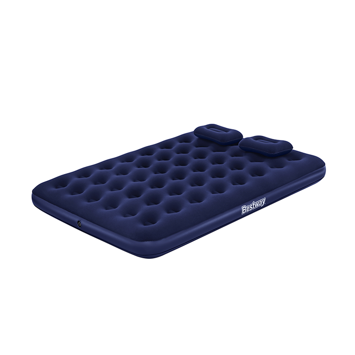 Bestway 67374 Matelas Gonflable Double avec Pompe et Oreillers 203x152x22 cm Camping Bestway 67374 Matelas Gonflable Double avec Pompe et Oreillers 203x152x22 cm Camping