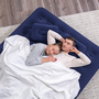 Bestway 67374 Matelas Gonflable Double avec Pompe et Oreillers 203x152x22 cm Camping