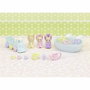 Sylvanian Families Les triplés Lapin Crème et accessoires de bain - 5707