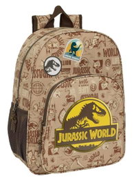 Safta Mochila Adapt.Carro Jurassic World Sac à dos adaptable au chariot pour enfant 33x42x14cm