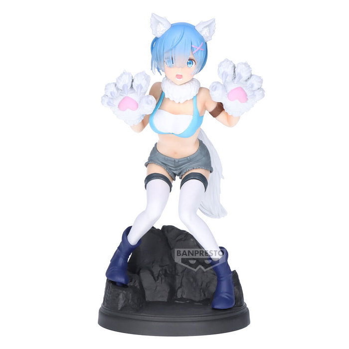BANPRESTO Figure Rem Monsters Motions Re:Zero Starting Life in Another World - Statuette de collection 22 cm - Licence Re:Zero - Pour adultes BANPRESTO Figure Rem Monsters Motions Re:Zero Starting Life in Another World - Statuette de collection 22 cm - Licence Re:Zero - Pour adultes