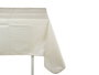Arte Regal Nappe en plastique 140x140 cm Motif losanges Blanc et jaune clair (Set de 12)