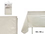 Arte Regal Nappe en plastique 140x140 cm Motif losanges Blanc et jaune clair (Set de 12)