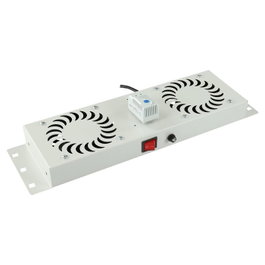 Lanview Logon RAF115WH Module de Ventilation à 2 Ventilateurs
