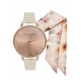 Olivia Burton Montre Olivia Burton OBGSET51 Rose et Beige