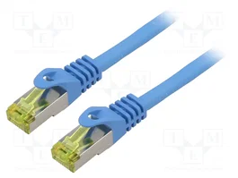 LANBERG Patch cord Cat 6a S/FTP bleu 2m RJ45
