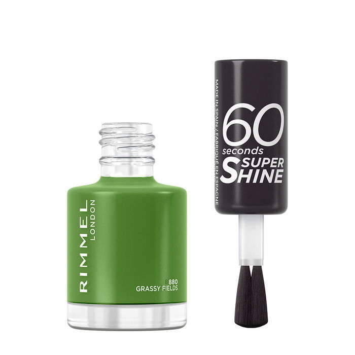 Rimmel London Vernis à ongles 60 Seconds Super Shine #880, Vernis à séchage rapide, Brillant exceptionnel, 8 ml Rimmel London Vernis à ongles 60 Seconds Super Shine #880, Vernis à séchage rapide, Brillant exceptionnel, 8 ml