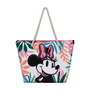 Disney Sac de plage Minnie Island 37 x 52 x 17 cm avec compartiment fermé à zip et deux anses pour épaule ou main