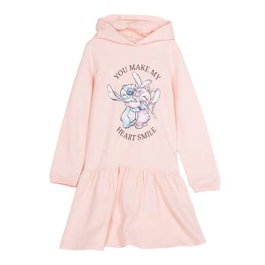 Cerdà - Robe French Terry Stitch pour fille 12 ans - Taille 12 ans - Couleur Rose Clair