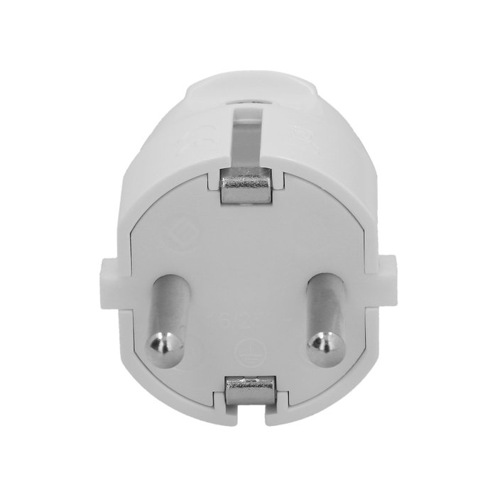 WOLFPACK LINEA PROFESIONAL Fiche Schuko 2P+T 16A Blanc WOLFPACK LINEA PROFESIONAL Fiche Schuko 2P+T 16A Blanc