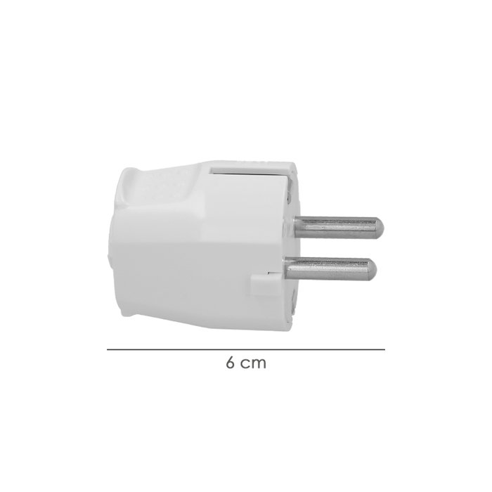 WOLFPACK LINEA PROFESIONAL Fiche Schuko 2P+T 16A Blanc WOLFPACK LINEA PROFESIONAL Fiche Schuko 2P+T 16A Blanc