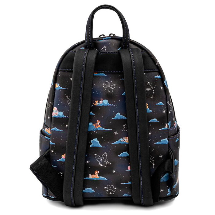 Loungefly Mochila Classic Clouds Disney, Sac à Dos 22.5x26.2x11.2 cm