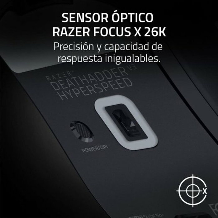 Razer DeathAdder V3 HyperSpeed - Souris sans fil 2,4 GHz Noir Razer DeathAdder V3 HyperSpeed - Souris sans fil 2,4 GHz Noir