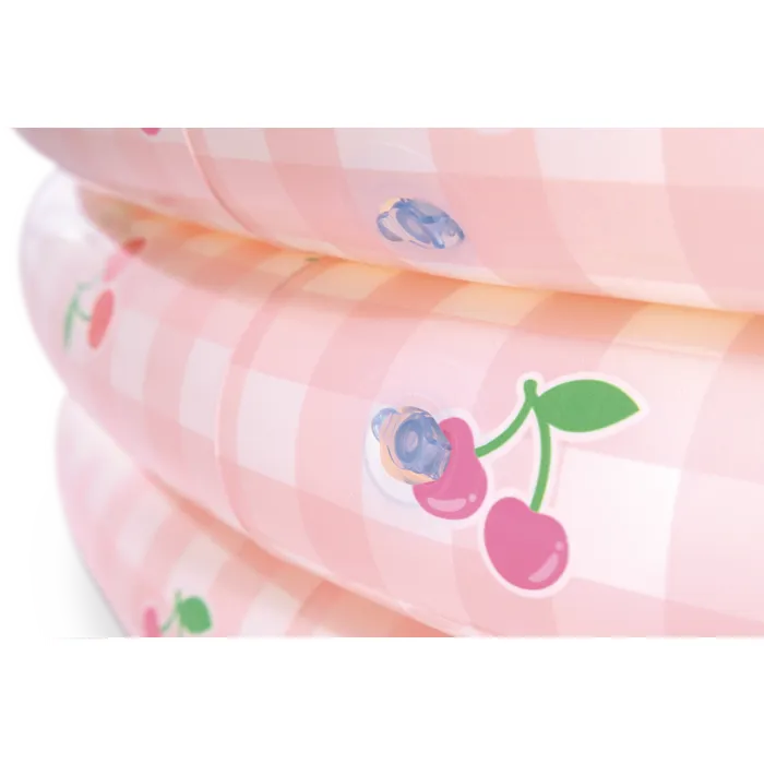 Intex Piscinette Gonflable pour Enfants Cherry - Ø 147 x H 33 cm, Motifs Fruits, A Partir de 2 Ans, Utilisation Extérieure