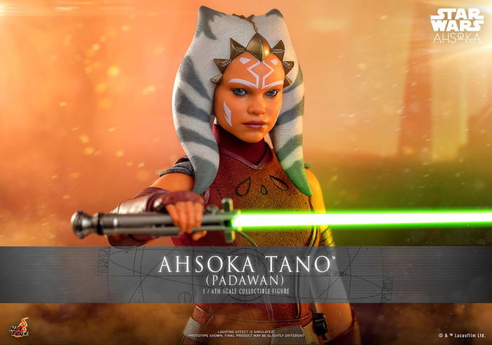 Hot Toys Star Wars: Ahsoka Tano (Padawan) figurine 1/6 - 27 cm