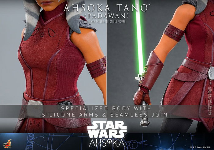 Hot Toys Star Wars: Ahsoka Tano (Padawan) figurine 1/6 - 27 cm