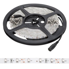 Bande de 300 LED SMD3528 12VDC 24W 1200Lm 6000K Blanc Froid x5M