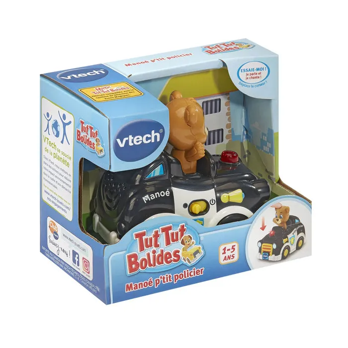 VTech - Tut Tut Bolides - Véhicules Animaux Parlants et Lumineux - Jouet Éducatif Musical pour Enfant de 1 à 5 ans