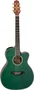 Takamine LTD2025 Guitare Electroacoustique Table Engelmann Massif Corps Koa Hawaiien Finition Antique Ever Green