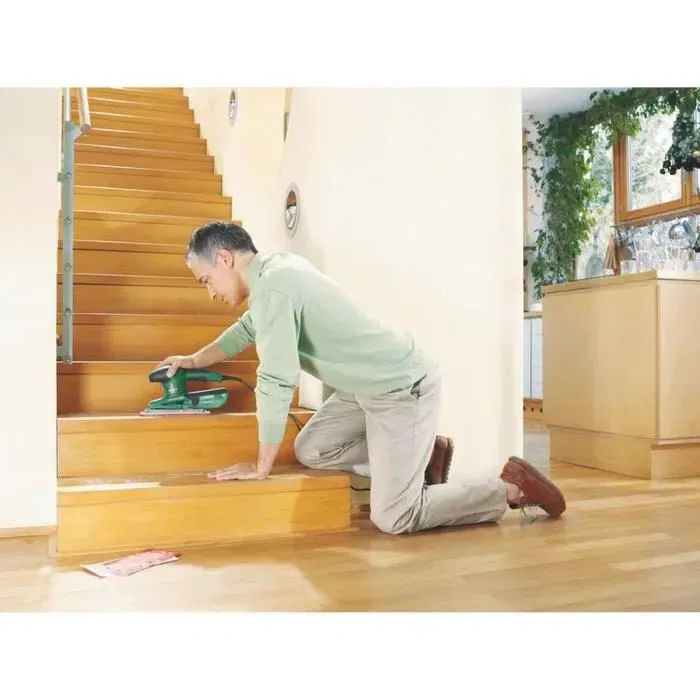 Bosch PSS 300 AE - Ponceuse vibrante filaire 250W avec coffret, surface de ponçage 264 cm²