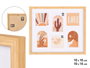 GIFTDECOR Cadre photo 6 photos 10x15 effet bambou Marron