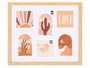 GIFTDECOR Cadre photo 6 photos 10x15 effet bambou Marron