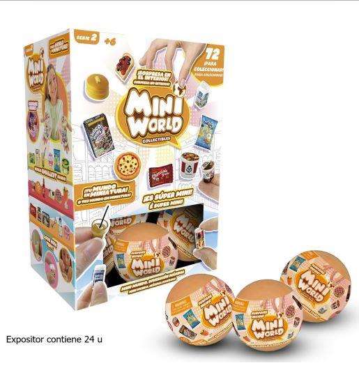 Bizak Mini World Kit Esencial - Jeu de miniatures alimentaires, nettoyants et conserves - Modèles assortis - Dès 6 ans