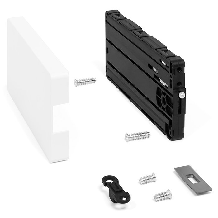 Effegi Brevetti - Couvercle pour mécanisme Slimwinch, blanc, type herraje à superposer