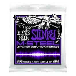 Ernieball jeu de cordes électrique Slinky M-Steel 11-48