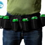 Ceinture Porte-Canettes - Porte-Bouteilles avec Compartiments pour Canettes et Bouteilles