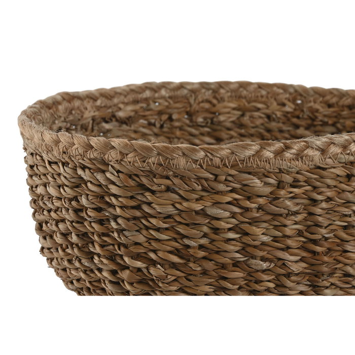 Set de basket Home ESPRIT Fibre naturelle Boho 30 x 30 x 13 cm