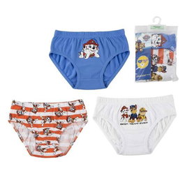 Cerdá Pack de 3 Caleçons Single Jersey avec motif Paw Patrol T04/05 pour enfants de 4 à 5 ans - Modèles assortis