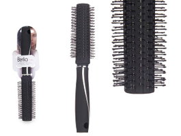 Berilo Brosse à Cheveux Bouclés Noir Silicone 4x24x4 cm (Set de 24)