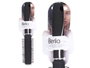 BERILO Cepillo para cabello rizo negro siliconado