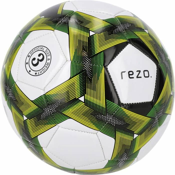 Rezo Ballon de football Taille 4 Jaune bicolore Rezo Ballon de football Taille 4 Jaune bicolore