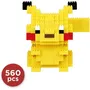 Bandai Nanoblock - Kit de Construction Pikachu Deluxe Pokémon - Figurine en Briques 3D - Pour 12 ans et plus