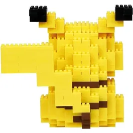 Bandai Nanoblock - Kit de Construction Pikachu Deluxe Pokémon - Figurine en Briques 3D - Pour 12 ans et plus