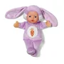 Baby Born Poupon Lapin - Poupée marionnette à oreilles douces avec tétine et poches pour les doigts - Poupée en peluche lavable 26 cm pour nouveau-né