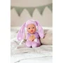 Baby Born Poupon Lapin - Poupée marionnette à oreilles douces avec tétine et poches pour les doigts - Poupée en peluche lavable 26 cm pour nouveau-né