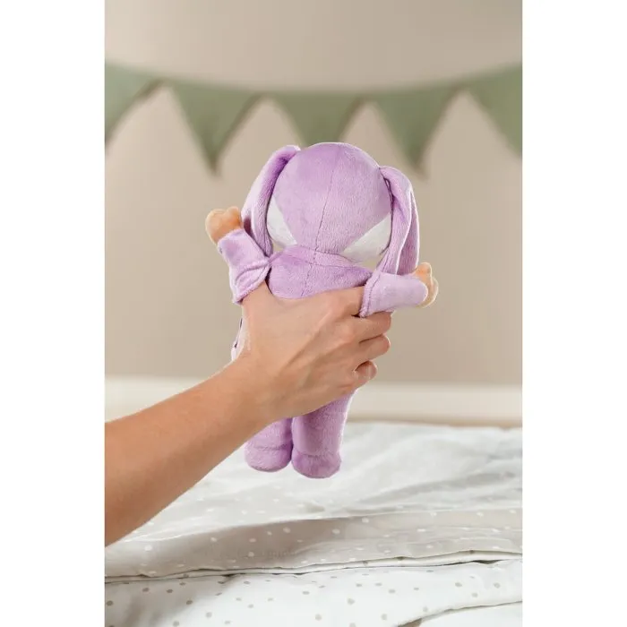 Baby Born Poupon Lapin - Poupée marionnette à oreilles douces avec tétine et poches pour les doigts - Poupée en peluche lavable 26 cm pour nouveau-né