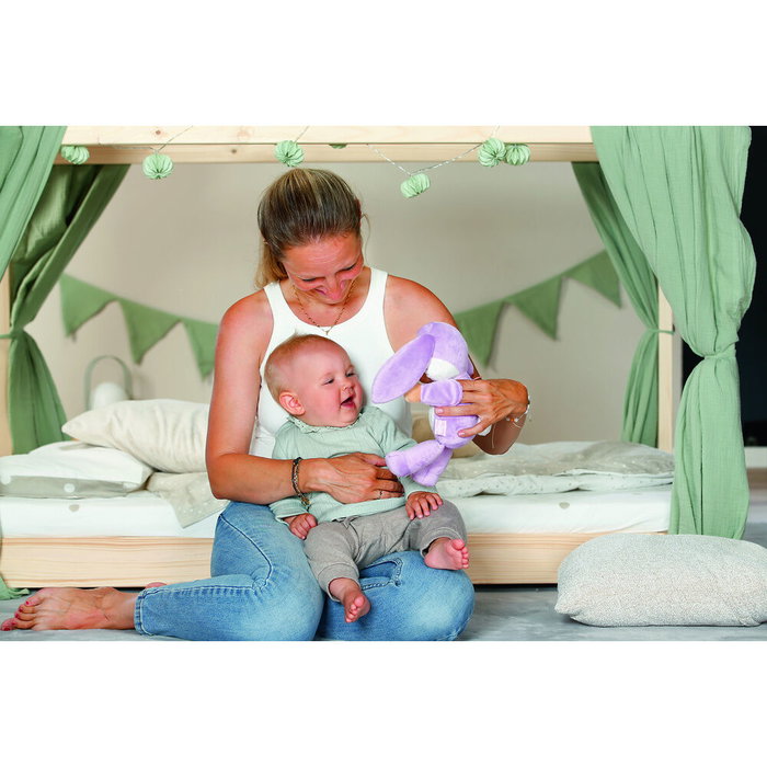 MGA Baby Born - Poupée Peluche Lapin Marotte Animaux 26 cm - Très Douce et Lavable - Dès la Naissance - Marquée CE