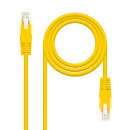 Nanocable 10.20.0400-L25-Y Câble Réseau RJ45 CAT.6 UTP 25 cm Jaune