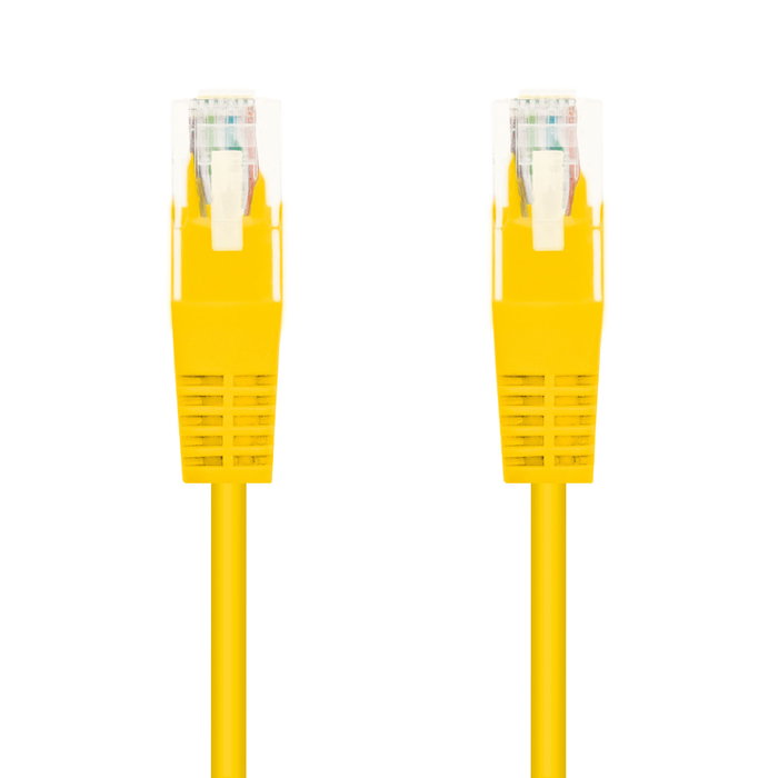 Nanocable 10.20.0400-L25-Y Câble Réseau RJ45 CAT.6 UTP 25 cm Jaune